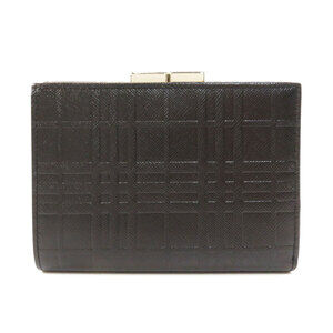 Burberry Wallet Bifold Check Leather